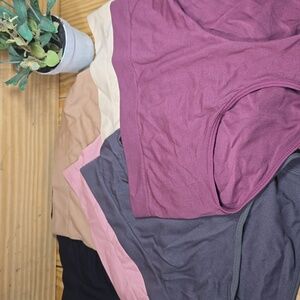 Womens Attributes Super Soft Seamless 4-way Stretch Multicolor Bikini Panties